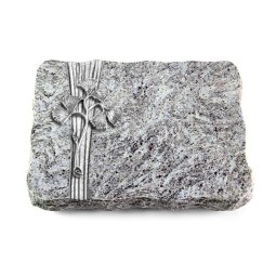 Grabplatte Marina Blue/Strikt Gingozweig 1 (Alu)