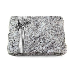 Grabplatte Marina Blue/Strikt Rose 1 (Alu)