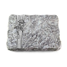 Grabplatte Marina Blue/Strikt Rose 2 (Alu)