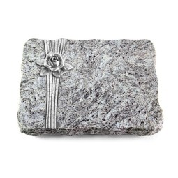 Grabplatte Marina Blue/Strikt Rose 4 (Alu)