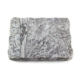 Grabplatte Marina Blue/Strikt Rose 7 (Alu)