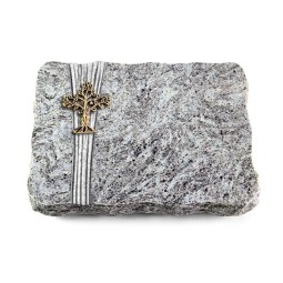 Grabplatte Marina Blue/Strikt Baum 2 (Bronze)