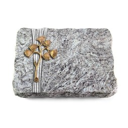 Grabplatte Marina Blue/Strikt Gingozweig 1 (Bronze)