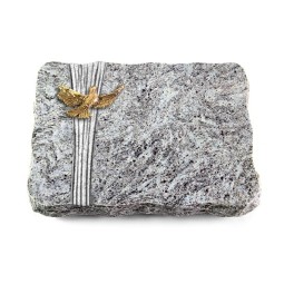 Grabplatte Marina Blue/Strikt Taube (Bronze)