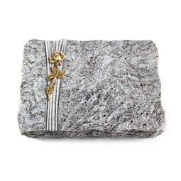 Grabplatte Marina Blue/Strikt Rose 7 (Bronze)