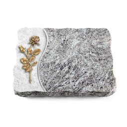 Grabplatte Marina Blue/Wave Rose 13 (Bronze)