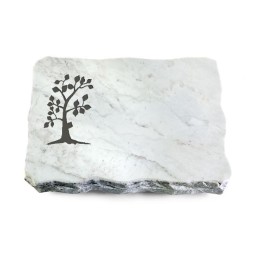 Grabplatte Omega Marmor/Pure Baum 1