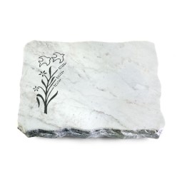 Grabplatte Omega Marmor/Pure Zweig 1