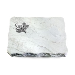 Grabplatte Omega Marmor/Pure Rose 3 (Alu)