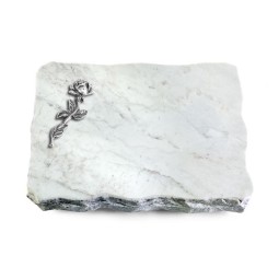 Grabplatte Omega Marmor/Pure Rose 7 (Alu)