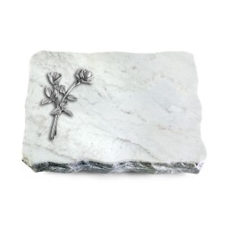 Grabplatte Omega Marmor/Pure Rose 10 (Alu)