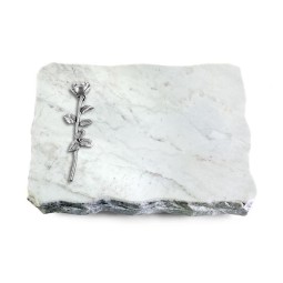 Grabplatte Omega Marmor/Pure Rose 12 (Alu)