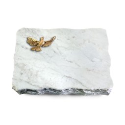 Grabplatte Omega Marmor/Pure Taube (Bronze)