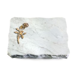 Grabplatte Omega Marmor/Pure Rose 6 (Bronze)