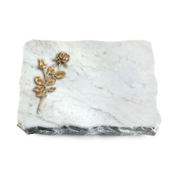 Grabplatte Omega Marmor/Pure Rose 13 (Bronze)