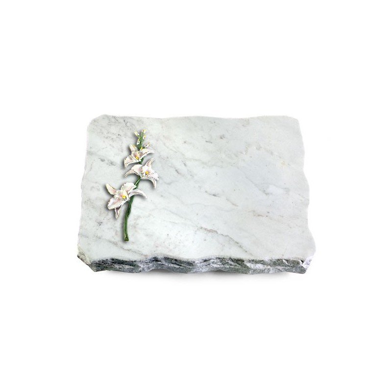 Grabplatte Omega Marmor/Pure Orchidee (Color)