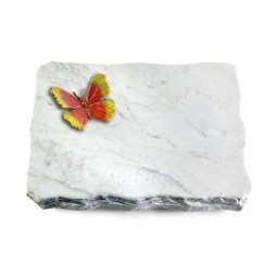 Grabplatte Omega Marmor/Pure Papillon 2 (Color)