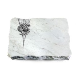 Grabplatte Omega Marmor/Delta Baum 1 (Alu)