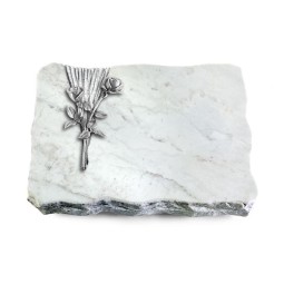 Grabplatte Omega Marmor/Delta Rose 10 (Alu)