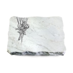 Grabplatte Omega Marmor/Delta Rose 11 (Alu)