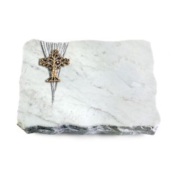 Grabplatte Omega Marmor/Delta Baum 2 (Bronze)