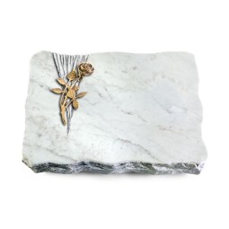 Grabplatte Omega Marmor/Delta Rose 6 (Bronze)