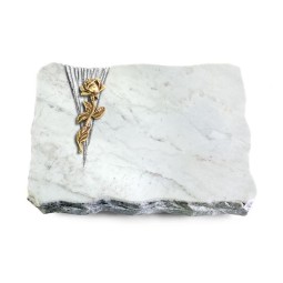 Grabplatte Omega Marmor/Delta Rose 7 (Bronze)