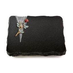 Grabplatte Indisch Black Delta Rose 7 (Color)