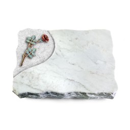 Grabplatte Omega Marmor/Folio Rose 4 (Color)