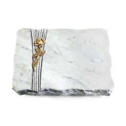 Grabplatte Omega Marmor/Strikt Rose 7 (Bronze)