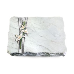 Grabplatte Omega Marmor/Strikt Orchidee (Color)