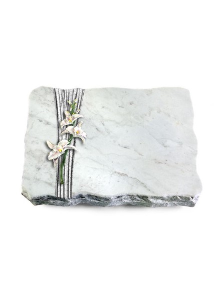 Grabplatte Omega Marmor/Strikt Orchidee (Color)
