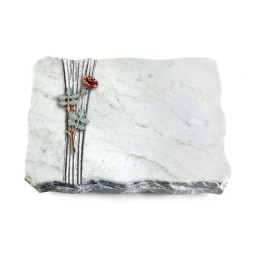 Grabplatte Omega Marmor/Strikt Rose 4 (Color)