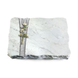 Grabplatte Omega Marmor/Strikt Rose 8 (Color)