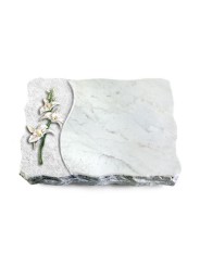 Grabplatte Omega Marmor/Wave Orchidee (Color)
