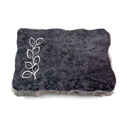 Grabplatte Orion/Pure Blätter