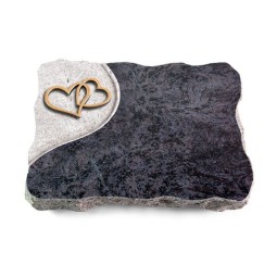 Grabplatte Orion/Folio Herzen (Bronze)