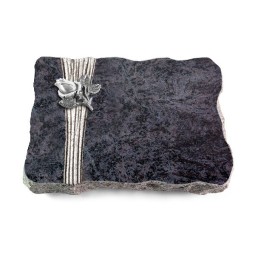 Grabplatte Orion/Strikt Rose 3 (Alu)