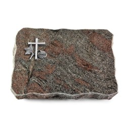 Grabplatte Paradiso/Pure Kreuz 1 (Alu)