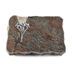 Grabplatte Paradiso/Delta Lilie (Alu)