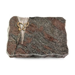 Grabplatte Paradiso/Delta Papillon (Bronze)