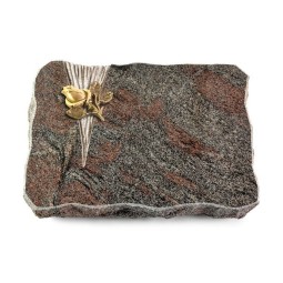 Grabplatte Paradiso/Delta Rose 3 (Bronze)