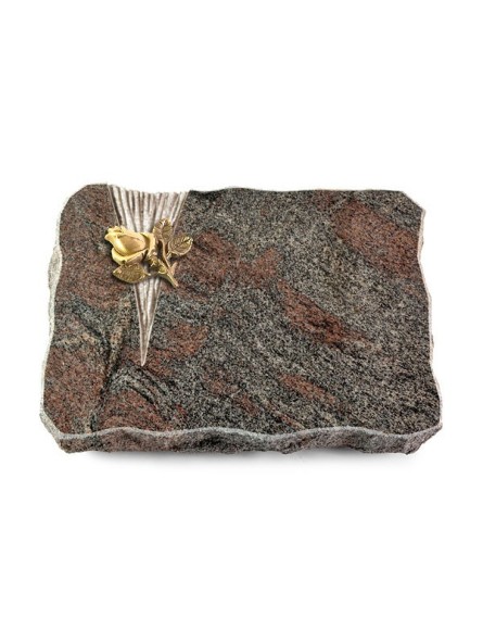 Grabplatte Paradiso/Delta Rose 3 (Bronze)