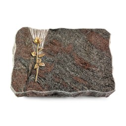 Grabplatte Paradiso/Delta Rose 11 (Bronze)