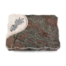 Grabplatte Paradiso/Folio Ähren 1 (Alu)