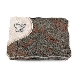 Grabplatte Paradiso/Folio Papillon (Alu)