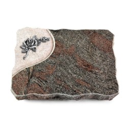 Grabplatte Paradiso/Folio Rose 1 (Alu)