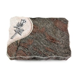 Grabplatte Paradiso/Folio Rose 8 (Alu)