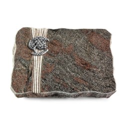 Grabplatte Paradiso/Strikt Baum 1 (Alu)