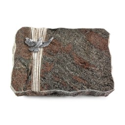 Grabplatte Paradiso/Strikt Taube (Alu)